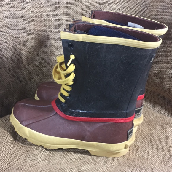 Explorers Waterproof Rubber Rain Muck Boot wool - Picture 6 of 8